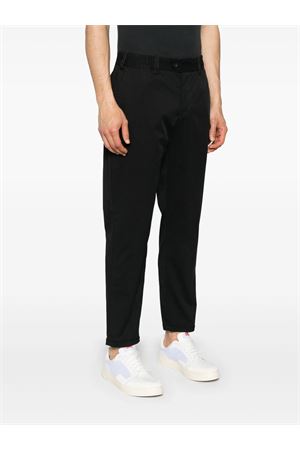 Black cotton blend  trousers PT TORINO | CORSRBB30REWVD050990
